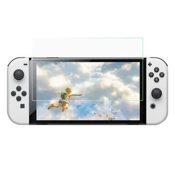 Nintendo Switch OLED Beskyttelsesglass Case Friendly Klar