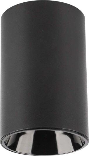 V Tac Sort GU10 påbygningsspot   Rund sort aluminium 10x6,5 cm IP20 til GU10