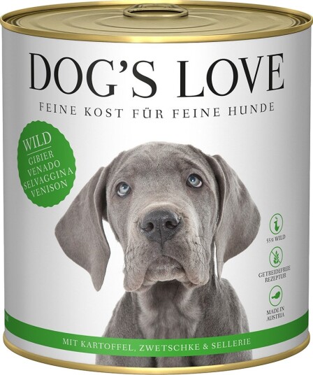 Dog´s Love våtfôr Adult Vilt 6 x 800 g