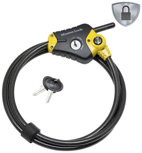 Kjettinglås Master Lock 8420EURD justerbar 4,5 m/10 mm Nøkkel