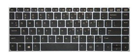 HP Keyboard (Natherlands) Backlit - Tastatur -