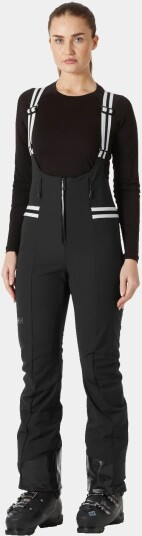 Helly Hansen Avanti Softshell Skibukse Med Seler Dame Svart XS