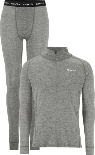Craft Wool Merino Hz Set M Dk Grey/Mela Craft Wool Merino Hz Set M Dk Grey/Mela