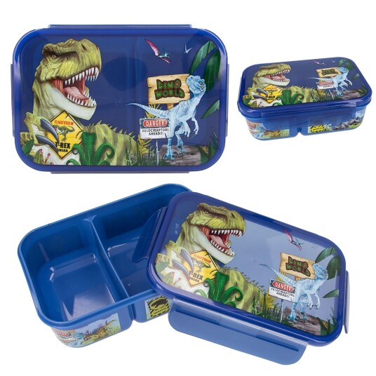 Dino World Lunchbox DANGER 0412897 Dino World Lunchbox DANGER 0412897
