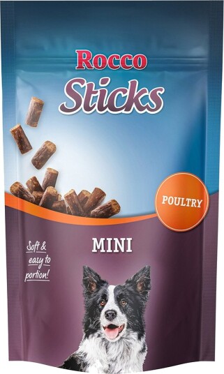 Rocco Sticks Mini Fjærkre 100g