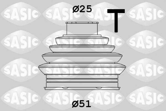 Sasic Mansjett drivaksel SASIC 1906103