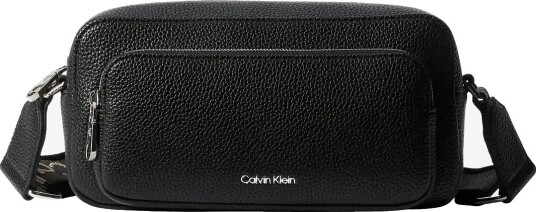Calvin Klein Webbing Ew Pocket Camera Bag BLACK SHINY NICKEL One Size