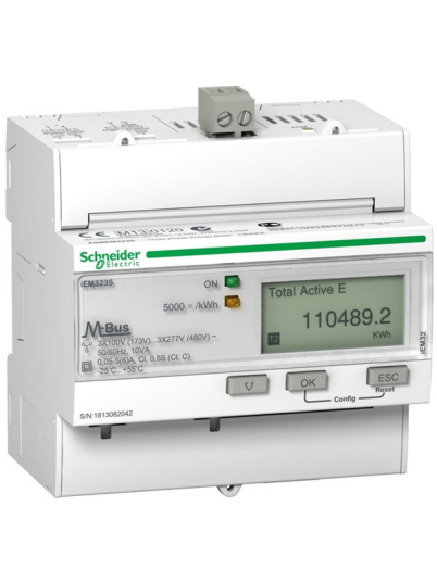 Schneider Electric Kwh meter 400v 3p+n ct mbus mid (3606480616501)