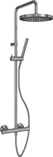 Vikingbad Tiril Rainshower - Krom