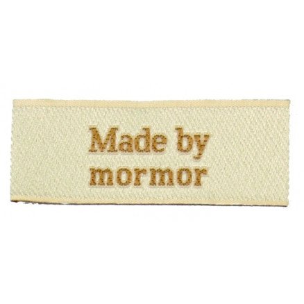 Label Made by Mormor Sandfarget
