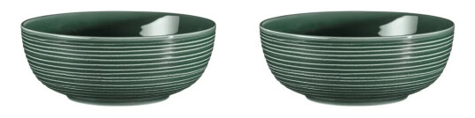 Seltmann Weiden Terra skål Ø 20,4 cm 2-pakning Moss Green