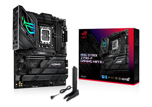 ASUS ROG STRIX Z790-F GAMING WIFI II Hovedkort - Intel Z790 - Intel LGA1700 socket - DDR5 RAM - ATX