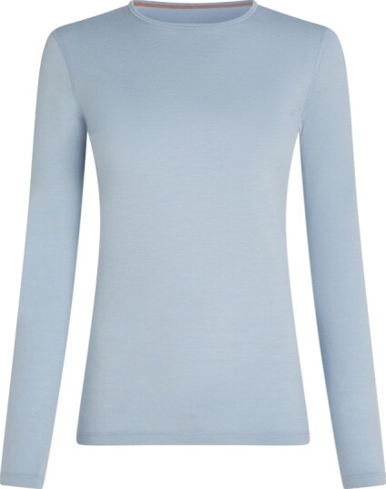 Icebreaker Women"s 200 Oasis Long Sleeve Crewe Zinc Blue M