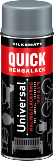 Quick Bengalack Spray Dyptvann Silkematt 400ml Quick Bengalack Spray Dyptvann Silkematt 400ml