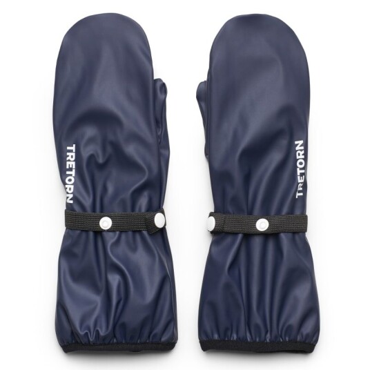 Tretorn Kids' Wings Fleece Mittens 6, Navy