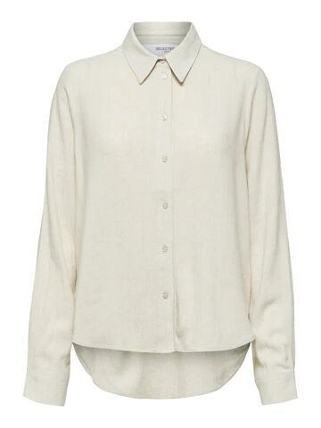 Selected Femme Viva LS Shirt - Sandshell 34 Selected Femme Viva LS Shirt - Sandshell 34