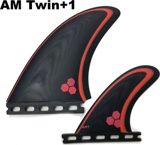 Shapers AM 1 Twin fin set with trailer