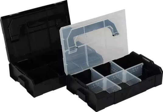 Sortimo Verktøykasse L-BOXX Mini 259 × 158 × 63 mm Svart