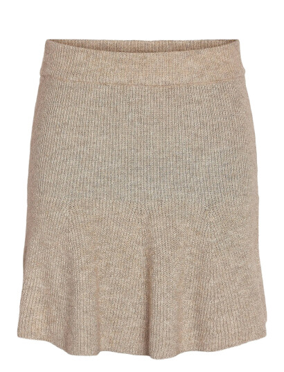 NOISY MAY Nmnola Knit Hw Skirt Fwd - Beige - XS