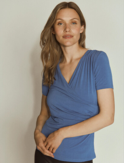 Rosemunde Rwbiarritz Ss T-Shirt - Blue - M