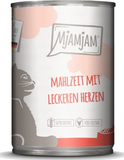 Mjamjam Våtfôr Måltid Med Deilige Hjerter 24 X 400 G