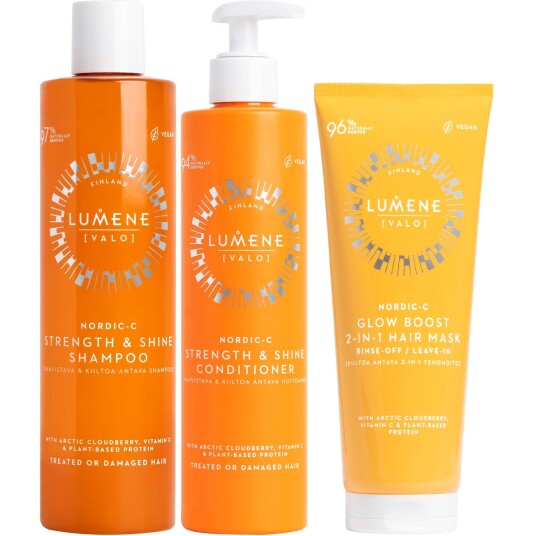 Lumene Nordic C Strength & Shine Bundle Shampoo 300 ml & Conditioner 2 Lumene Nordic C Strength & Shine Bundle Shampoo 300 ml & Conditioner 2