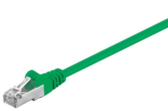 Goobay Kretskabel CAT 5e SF/UTP grønn 50 m kobberbelagt aluminiumtråd CCA