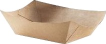 Pommes Frites Bakke L75xb48xh27mm Kraft/Pap/Pla Brun,250 Stk/Ps   250 Stk.