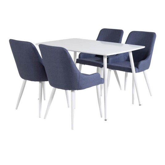 Venture Home Spisegruppe Venture Home Pobbie med 4 Plake Stoler Polyester GR20024