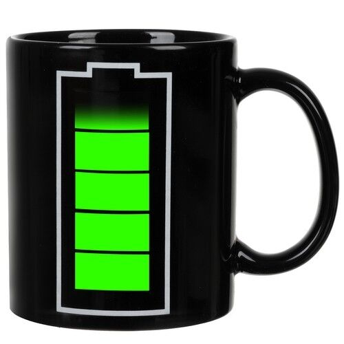 Mugg / Kaffemugg Batteri - Värmekänslig Mugg / Kaffemugg Batteri - Värmekänslig