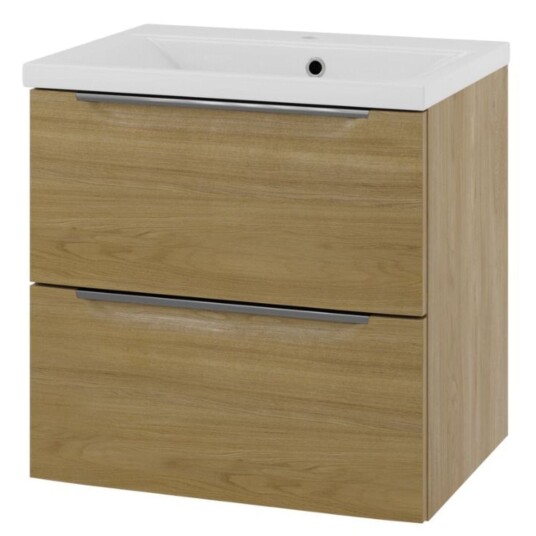 Linn Bad Mari Smal D35cm Servantskap Eik / 60cm LB-127506 Linn Bad Mari Smal D35cm Servantskap Eik / 60cm LB-127506