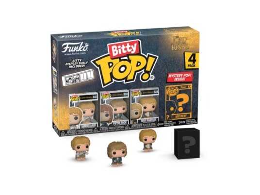 Funko Bitty Pop! Figūrėlių Rinkinys: The Lord Of The Rings ~3 Cm 4 Vnt. 