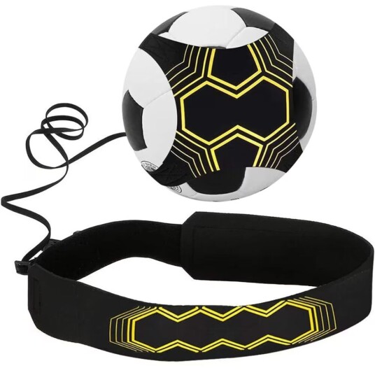 Elastisk treningsbånd for fotball - Gul/Svart