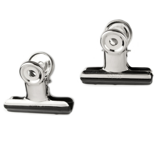 SuperMagneter Magnetisk Klemme Som Holder 50 Papirark   Sett Med 2 Papirklyper