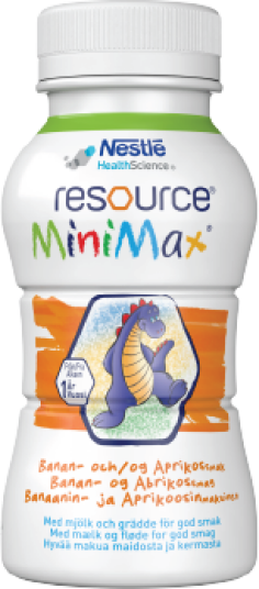 Resource MiniMax næringsdrikk Banan aprikos 2x200 ml Resource MiniMax næringsdrikk Banan aprikos 2x200 ml