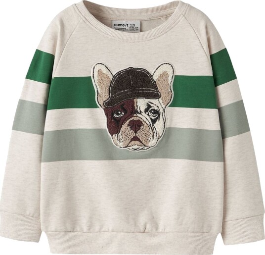Name It Nmmlei Ls Nreg Sweat Bru Beige 110