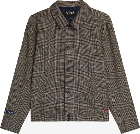 Scotch & Soda Tailored Checked Blouson DIJON CHECK M