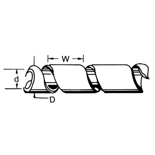 Nedis Kabel Rør 100 mm 10 m PVC Sort for Kabelledelse