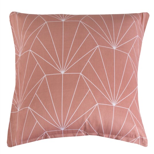 Borg Living Putetrekk - 100% Bomullssateng - Hexagon fersken - 60x63 cm