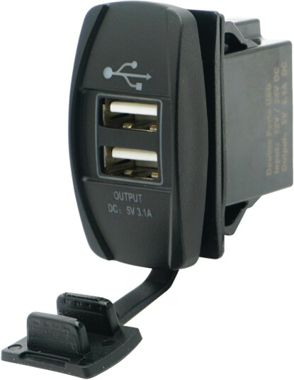 USB uttak dobbel USB uttak dobbel