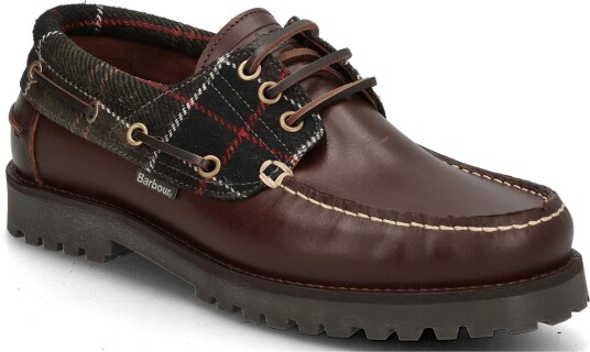 Barbour Barbour Deck Boat Shoe BROWN/CLASSIC TARTAN 41