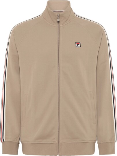 FILA Biella Regular Taped Pique Track Jacket WEATHERED TEAK L