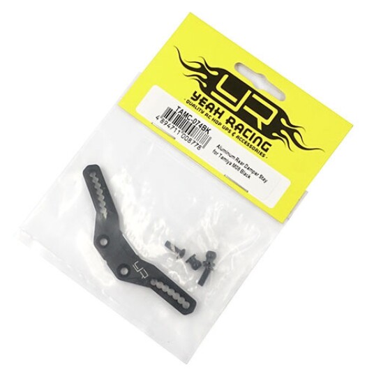 Yeah Racing TAMC-074BK Aluminum Rear Damper Stay for Tamiya M08