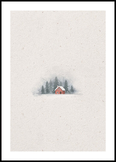 Winter Home Plakat Plakat / 21x30cm
