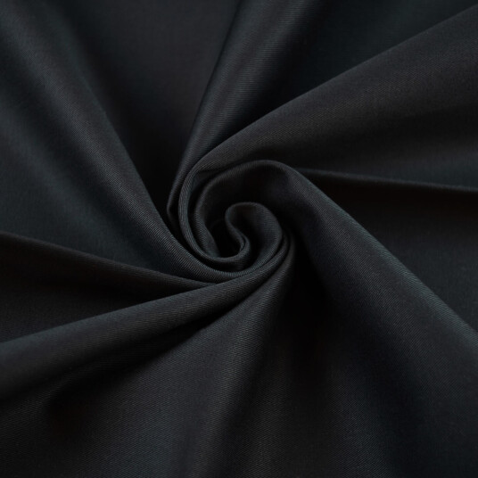 Twill bomull Black, uten elastan