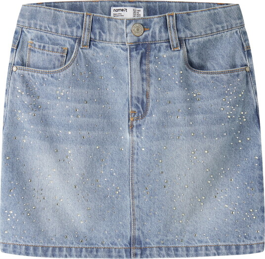 Name It Nkfemma denim skjørt til barn Light Blue Denim (152) 152