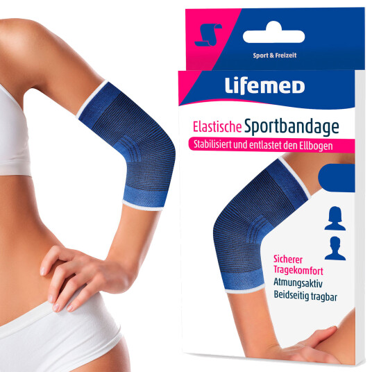 Albuebandasje Lifemed Elastic Sports Bandage EXTRA LARGE