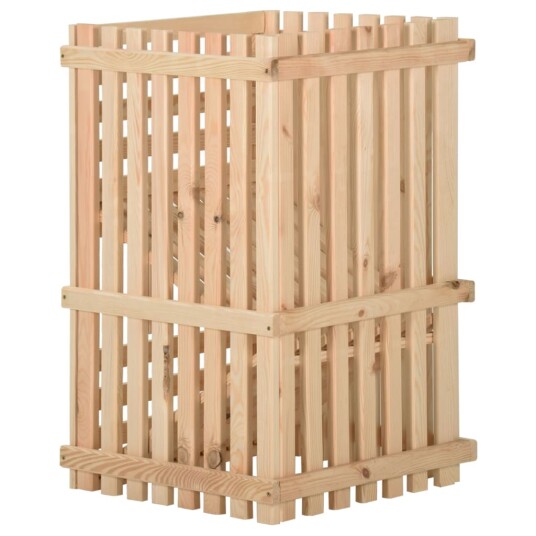 vidaXL Potetkasse 50x50x80 cm heltre furu vidaXL Potetkasse 50x50x80 cm heltre furu