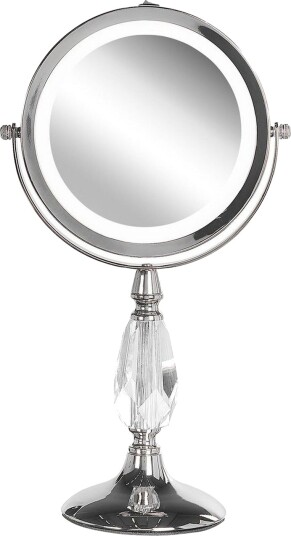 Sminkspegel Beliani Maury Guld Silver VALUE_MISSING_1