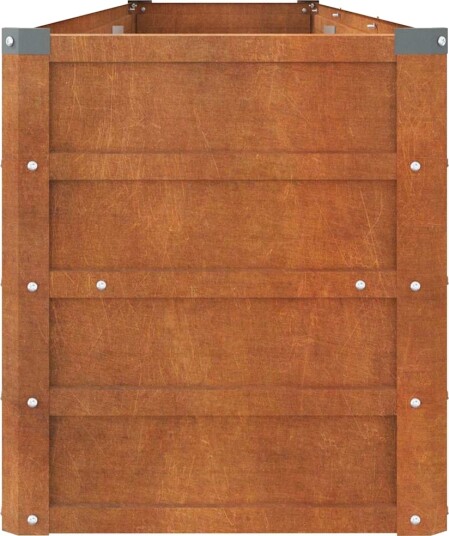 vidaXL Plantekasse grå 240x40x45 cm cortenstål